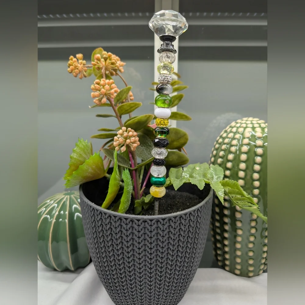 Beaded Fairy Wand/Plant/Garden Stake